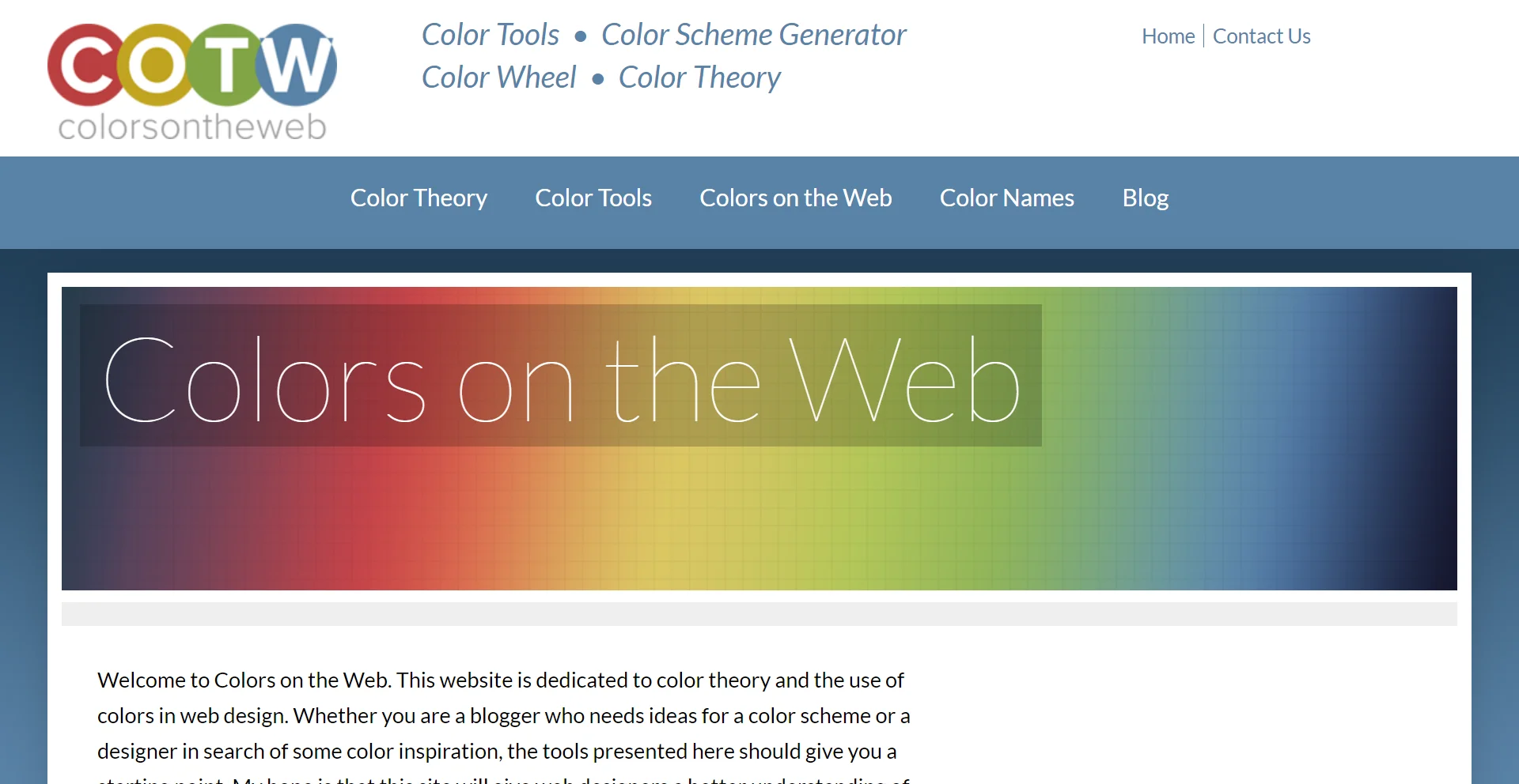 Colors on the Web