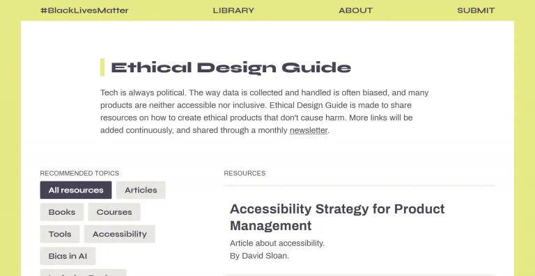 Ethical Design Guide