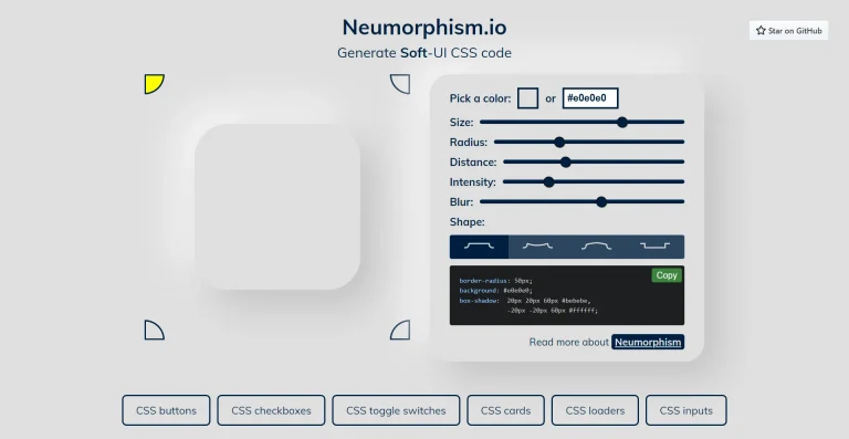 Neumorphism.io