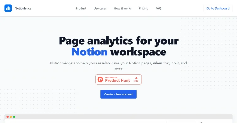 Notionlytics