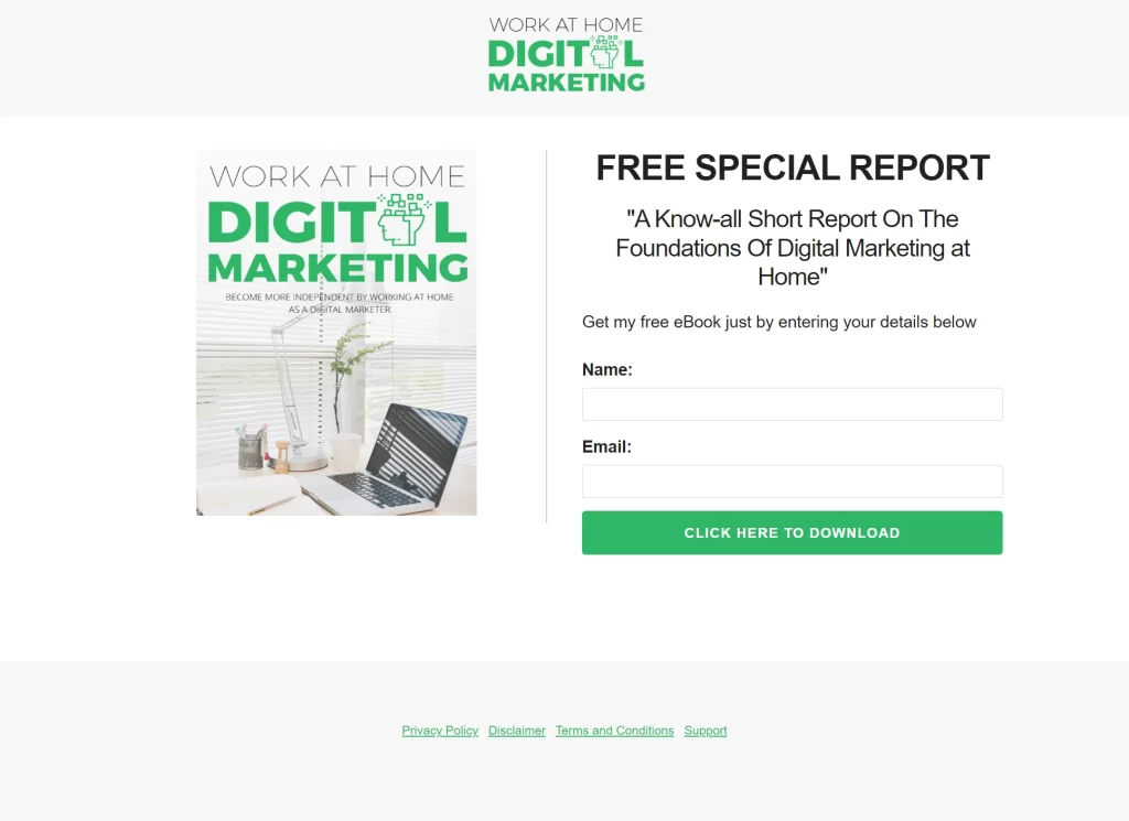 Digital Marketing Minisite