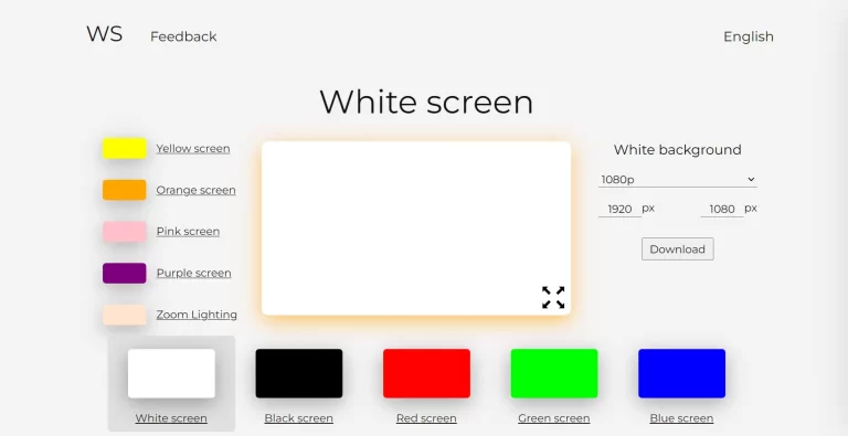 Whitescreen