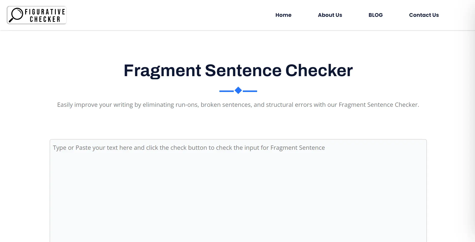 Fragment Sentence Checker